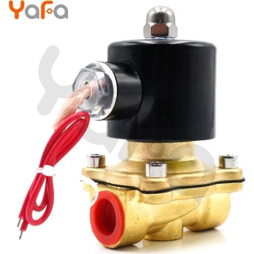 AC110V 220V 380V DC12V 24V ,G1/4" G3/8" G1/2" G3/4" G1" , solenoid valve, water valve, air/oil valve normally closed, brass body