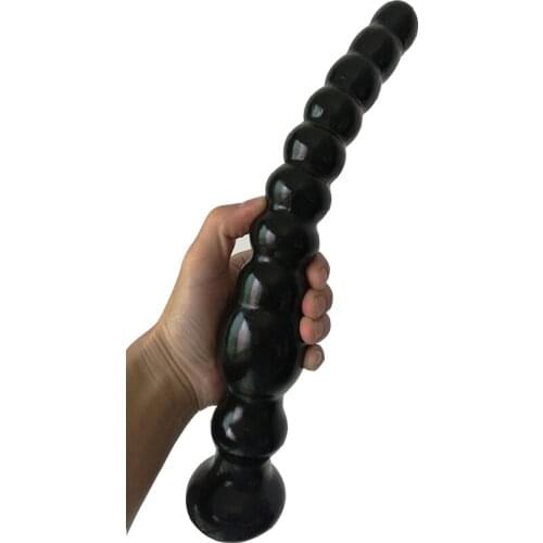 34*4.5cm Unisex Super Big Overlength Anal Beads anal butt plug Male Prostate Massager Anal Dilator Gay Sex Toys Adult games