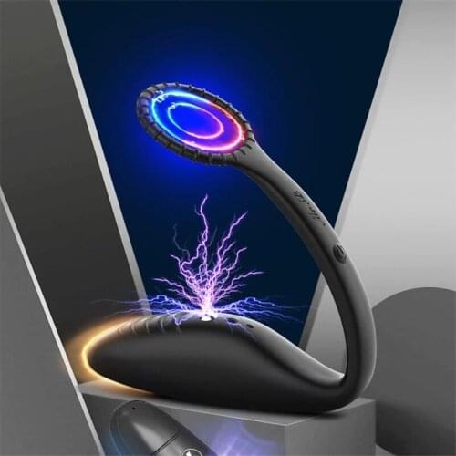 Wireless Remote Control Electric Shock Prostate Massage For Men Sex Toy Anal Vibrator Butt Plug With Ring Erotic Toys Couple +18