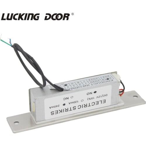 Stainless DC 12V Electric Strike Door Lock For Access Control System Fail safe or Fail secure Electric Lock