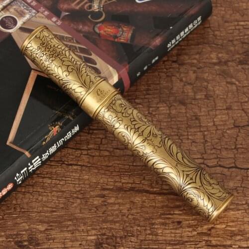 GALINER Metal Cigar Tube Portable Travel Cigar Humidor 1 Holder Box Mini Outdoor Cigar Case Storage For Cohiba Cigars