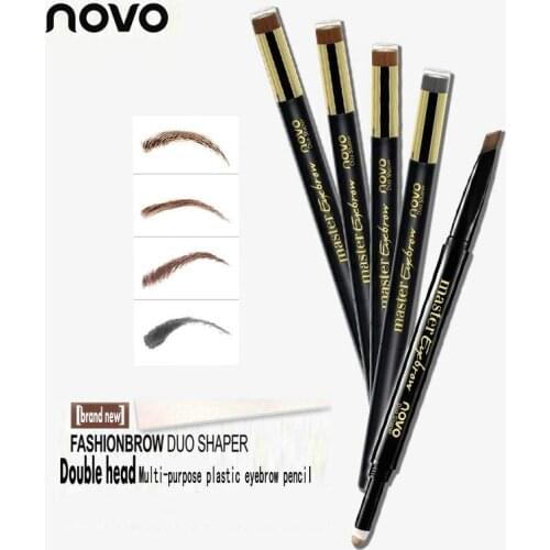 Double Ended Eyebrow Pen Tint Cosmetics Natural Long Lasting Eyebrow powder Paint Tattoo Eyebrow Waterproof Makeup