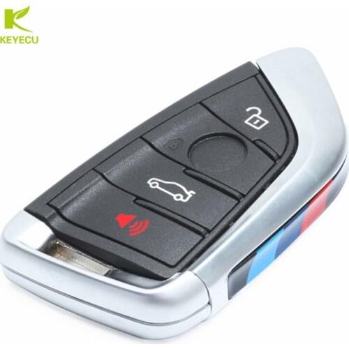 KEYECU YH Black Smart Remote key Fob 315MHz/ 433Mhz for BMW F Series CAS4+/FEM 2011-2017