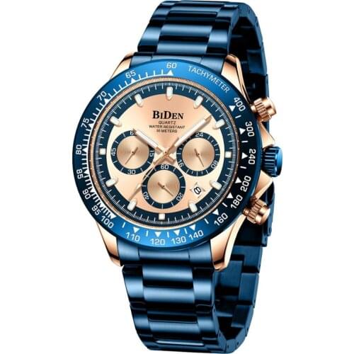 Relojes Hombre 2020 New Watches Men Luxury Brand Chronograph Male Sport Watches Waterproof Stainless Steel Quartz Men Watch