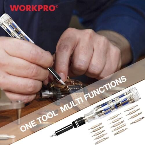 WORKPRO Precision Screwdriver Set 28-in-1 Screwdriver Timepiece Quick Change Mini Screwdriver For Phones Multi Repair Tool Set