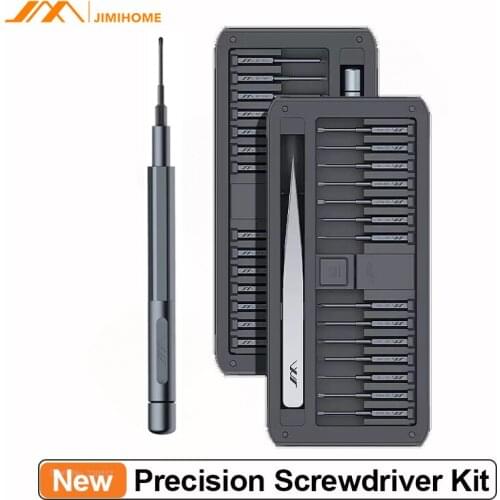 JIMI 30 in 1 Multi-purpose Precision Screwdriver Kit DIY Repair Tool Screw Driver Set With Tweezers S2 Bits Alloy Handle