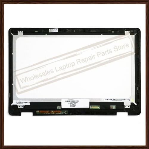 Original 15.6" NV156FHM-A11 LCD Touch Screen Digitizer Assembly For Dell Inspiron 15 7568 LCD Assembly with Bezel 1920*1080