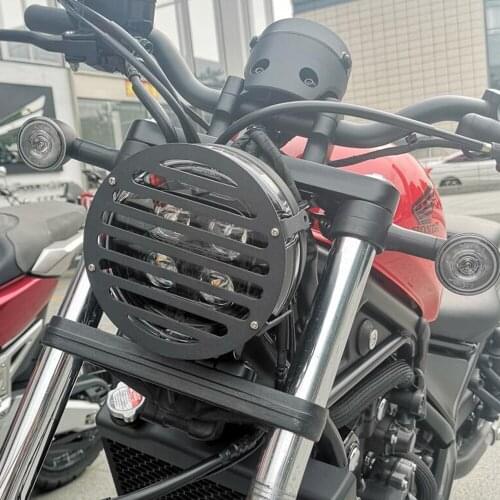 For Honda CMX500 300 CM500 rebel 500 Motorcycle CNC Headlight Head Light Guard Protector Cover Protection Grill