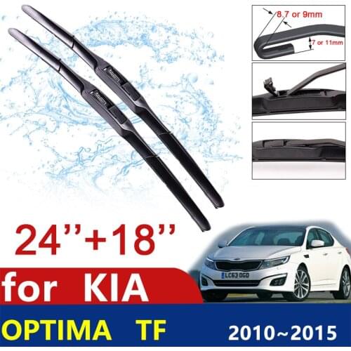 For KIA Optima TF 2010~2015 2011 2012 2013 K5 Front Windscreen Windshield Wipers Blade Car Wiper Blade Car Accessories Stickers