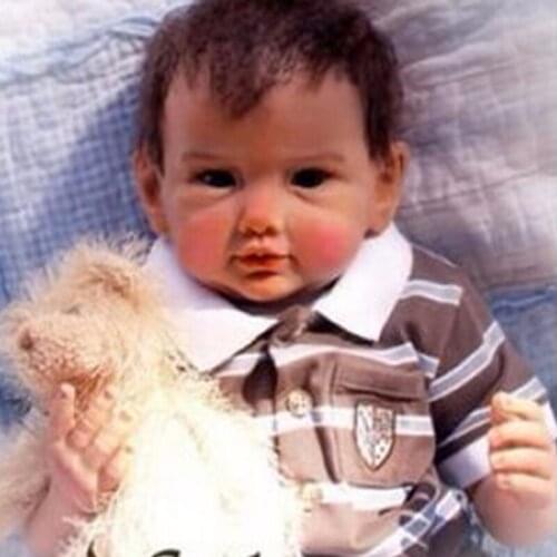 NPK Reborn doll kit DIY 22inch real baby doll mould silicone Rebirth Infant Doll mould reborn kits