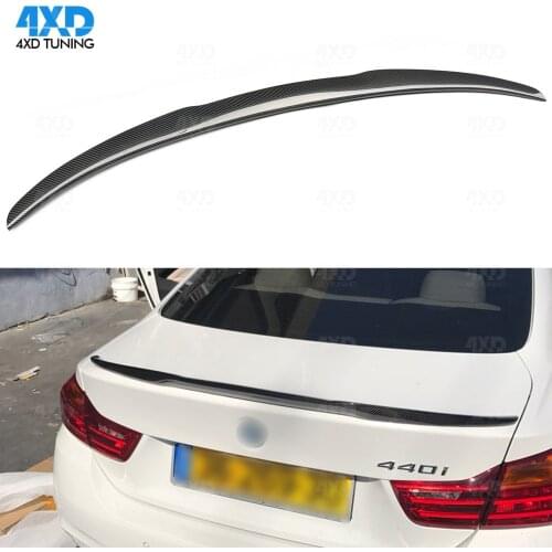 Carbon Fiber Spoiler Wing M4 Style For BMW F36 4 Series Gran Coupe 435I 420i Rear Trunk Spoiler 2014 2015 2016 2017 2018 2019
