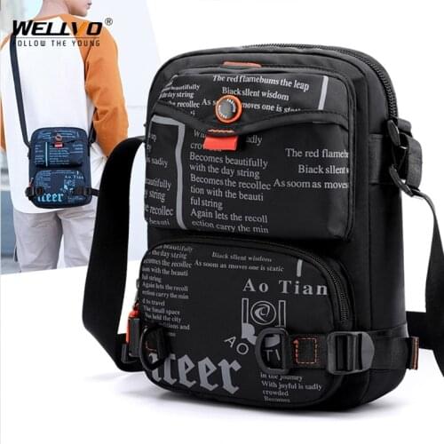 2021 Men Fashion Trendy Shoulder Bags Male Waterproof Nylon Crossbody Bags Casual Wild Messenger Bags Daily Travel Bags XA673ZC