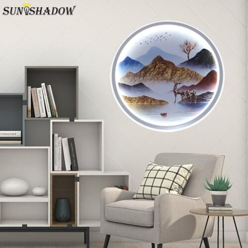 White Frame Led Wall Light Modern Indoor Wall Lamp For Aisle Cooridor Lamp Living Room Bedroom Dining Room Simplicty Led Lustre