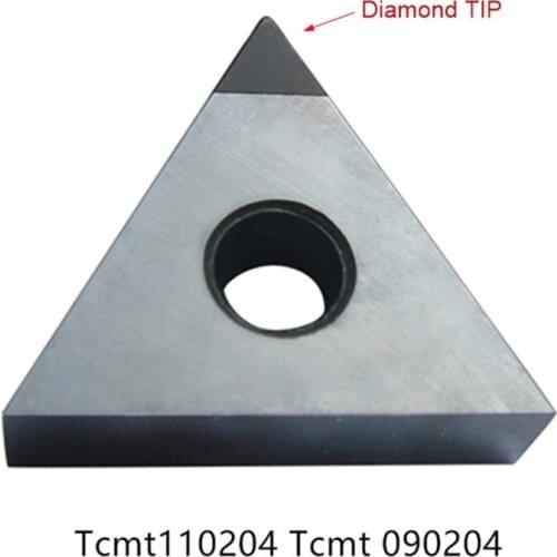 Tcmt110204 tcmt 090204 tcmt16t304 diamond pcd aluminum cnc milling insert cut tools external cbn turning tool blade