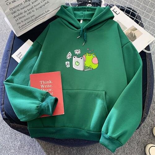 Autumn Winter Sweatshirt Girl Ulzzang Clothes Aesthetic Fleece Drawstring Pullover Hoodies Kawaii Clothes Aesthetic Thick Hoodie