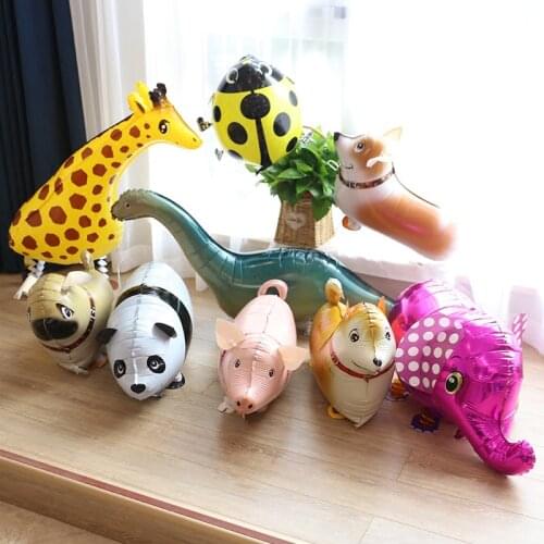 Fun Walking Balloon Walking Pet Balloon Children Birthday Cartoon Shape Decoration Graduation Photo Prop Graduation Party