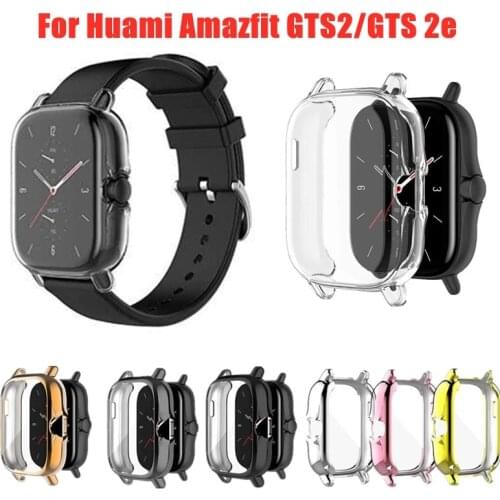 Screen Protector Case For Xiaomi Huami Amazfit GTS 2 Watch Protective Shell Plating Soft TPU Bumper for Amazfit GTS 2 e 2e Cover