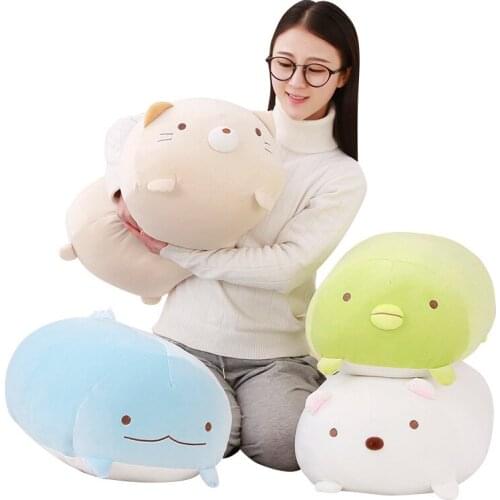 1Pc 30/60cm Corner Bio Pillow Cute Valentine Gift Japanese Animation Sumikko Gurashi Plush Toy Stuffed Soft Doll for Girl & Baby