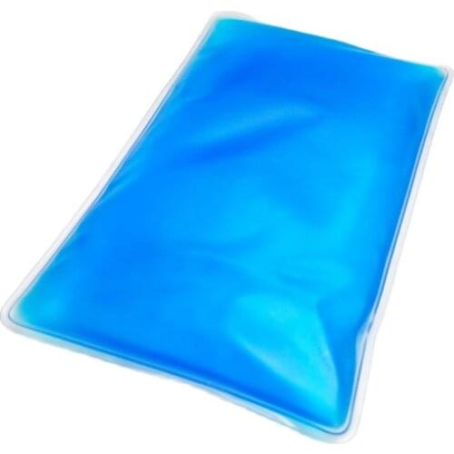 1piece gel Pack Cold cool ice pack 10 x 21cm flexible reusable bag sport injury comfort freezer