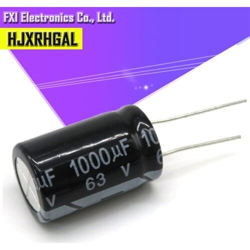 10PCS 63v1000uf 16*26 63v 1000uf 16x26 Electrolytic capa Electrolytic capacitor