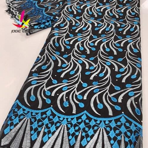 2020 Nigerian Dry Swiss Laces Green Flower Pattern Elegant French African Nigerian Latest Design Style High Quality Best Price