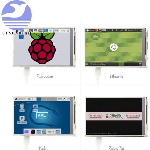 3.2 / 3.5 / 4.0 inch MHS TFT GPIO LCD Module Screen Display with Touch Panel Support 125MHz SPI Input for Raspberry Pi