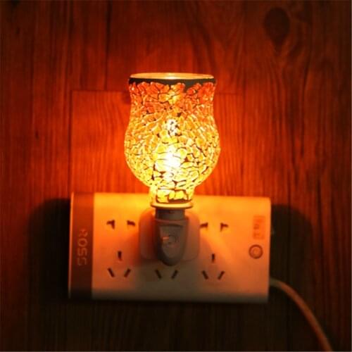 3D Colorful Aromatherapy Lamp Melting Wax Lamp Creative Home Aromatherapy Incense Burner Oil Incense Lamp Romantic Nigh Light