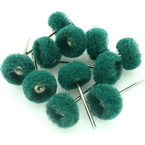 50pcs Mini Brush Scouring Pad Abrasive Wheel 22mm Electric Grinder Dremel Drill Tool Accessories