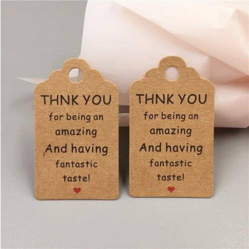 5x3cm 100Pcs/Lot Multiple Colors Kraft Paper Tags Jewelry Carrying Cases Tag Festival Birthday Party Note Blank Price Hang Tag