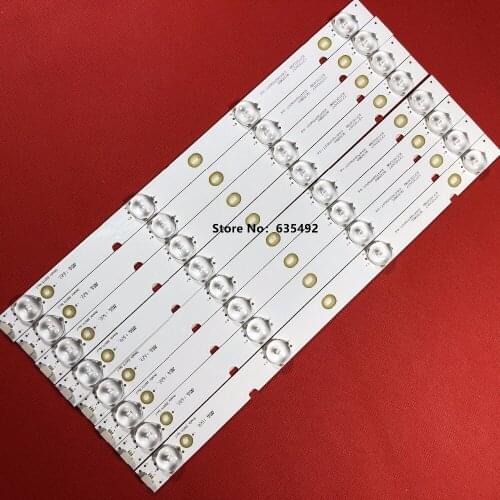 8 Pieces For INSIGNIA NS-19D220NA16 LED BACKLIGHTS 4LED Lens 2447620560T-03 2447620560T-04 ShineOn 2d01711 Rev F