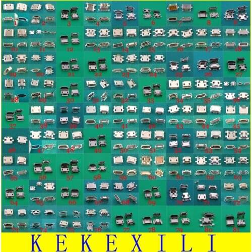 81Models mini micro USB Jack 5pins USB Connector charging port plug For Samsung HTC Lenovo Zte huawei...Mobile phone Tablet PC