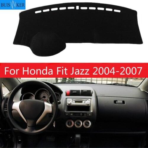 For Honda Fit Jazz 2004-2007 Dashboard Cover Mat Dash Pad Anti-UV Sun Shade Auto Instrument Cover Carpet Car Styling Accessories