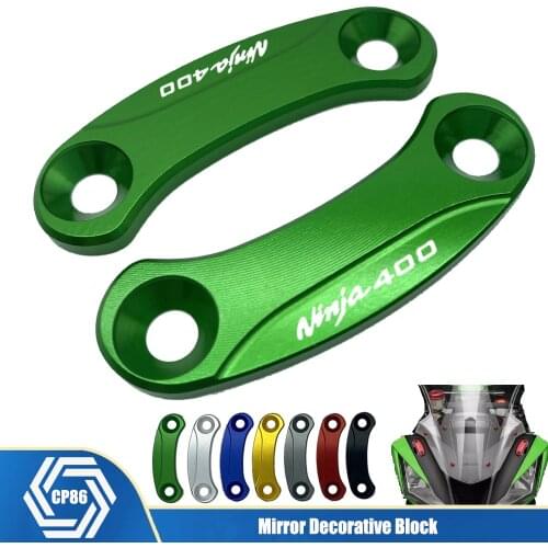For KAWASAKI NINJA 400 NINJA400 2018 2019 2020 2021 Motorcycle Mirror Hole Cover Windscreen Driven Mirror Eliminators Cap