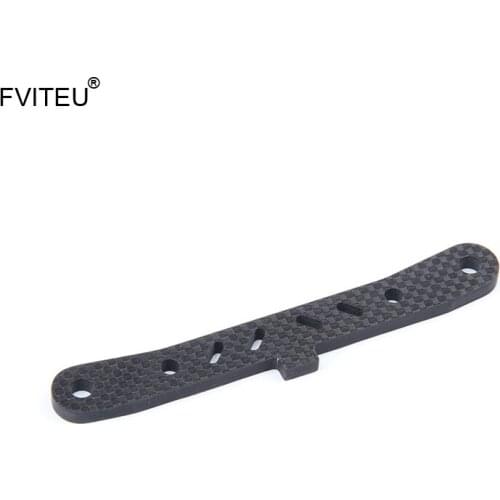 FVITEU 5mm Carbon fiber rear lower suspension fixing slice for 1/5 losi 5ive-T Rovan LT King Motor X2