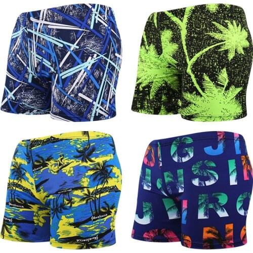 Men Swimming Trunks Multi Prints Swimwear Swim Briefs Swimsuit Beach Boxer Shorts Wear Bathing Suit