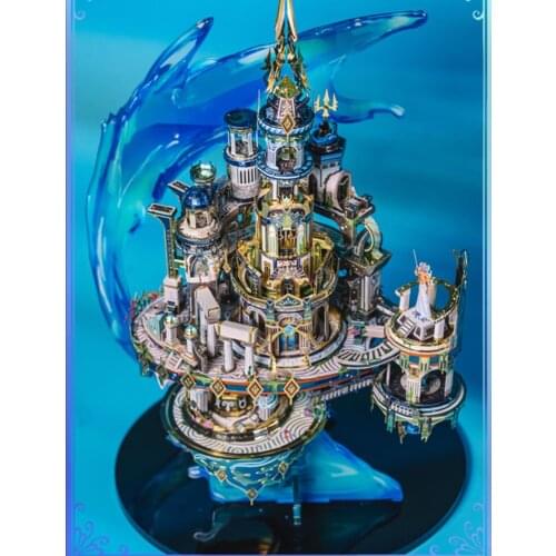 DIY Metal Art Model kits 3D Assembly Metal Puzzle Model for Home Decor - Atlantis