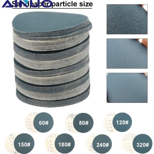 90pcs 4" Sanding Discs Hook Loop Sandpaper Grit 60/80/100/120/150/180/240/320/400 Abrasive Sand Sheets