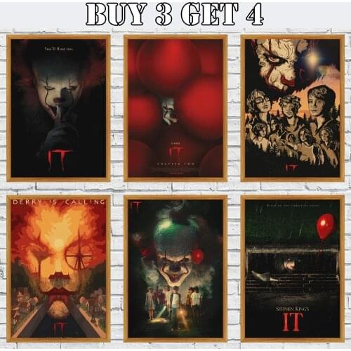 Thriller Movie Poster Stephen King Kraft Paper Posters And Pictures On The Wall Abstract Decorative Home Decor Plakat