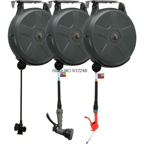 Pneumatic Pats Drum Automatic Retractable Pipe Winder PU Clip Pneumatic Tool Pneumatic Recovery Machine 15 Meter Air Compressor