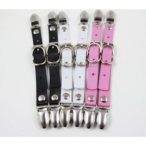 Sexy Sweet Kawaii Handmade Leather Garter Metal Clip Buckle Garter Belt Leg Ring for Socks Stockings Shorts