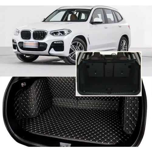 Full Covered Seat Pad Cargo Box Trunk Floor Mat Carpet Liner For BMW X3 2018