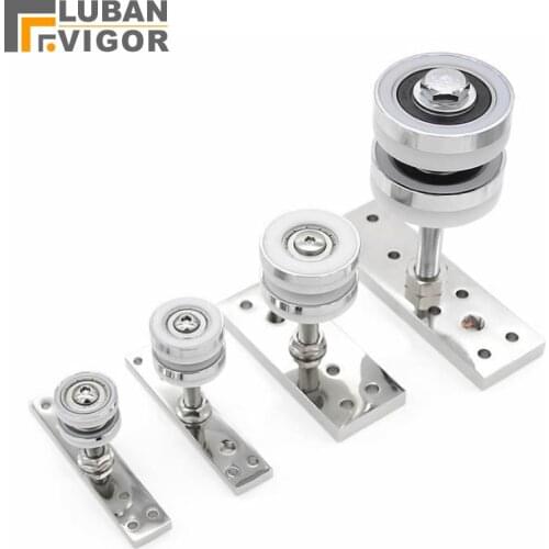 Folding door pulley, Sliding doors Hanging wheel for Active wall partition,silent ,High load-bearing, durable,home hardware