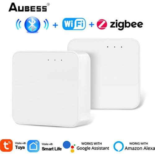 Tuya ZigBee Smart Multi-mode Gateway Hub Tuya Smart Home Bridge WiFi/Bluetooth/Zigbee Gateway Works With Alexa Google Home