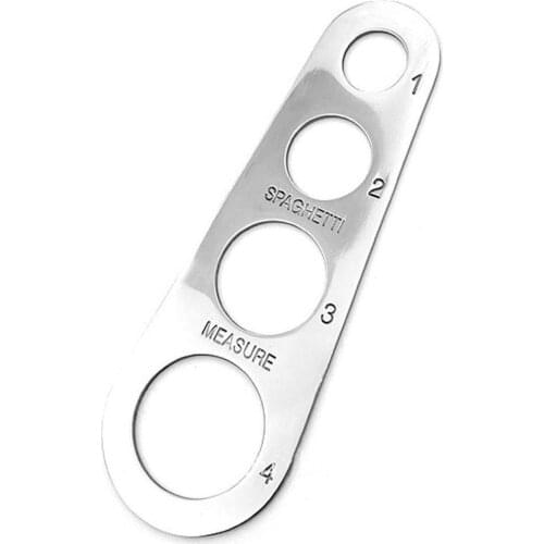 Steel Pasta Spaghetti Measurer Measure Tool Easy Clearing Portion Ruler Tools 4 Pasta Serving Measuring Kitchen Gadget G2A2