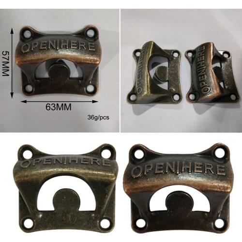 Mini Vintage Rustic Wall Mounted Bottle Opener Quick Cola Soda Cap Opener Manual Bottle Opener Cap Lifter Restaurant Tool