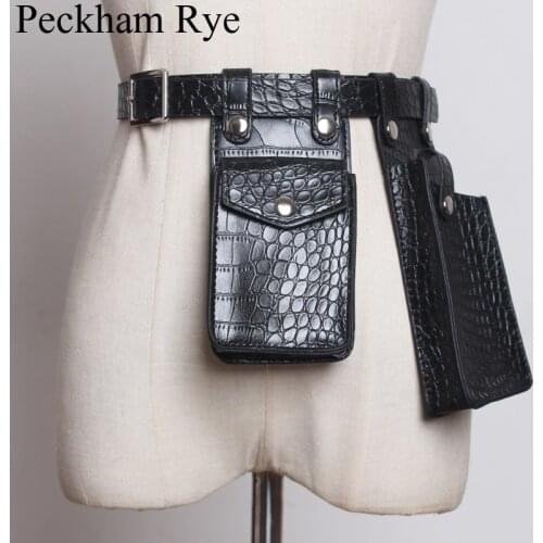 Famous Designer Fanny Pack Women Waist Bag High Quality Leather Belt Chest Bag Streetwear Bum Phone Bags Purse Crocodile Nerka
