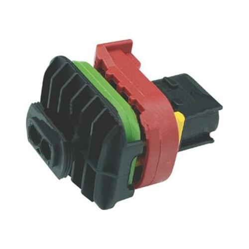 1/2set 2pin tyco auto electrical housing plug waterproof wiring harness connector 1-1703841-1