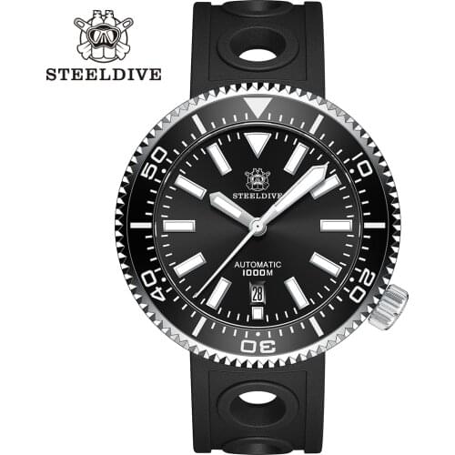 1000M Waterproof Dive Watch SD1976 Luminous Stainless Steel Mechanical Dive Watch Sapphire Glass Ceramic Bezel Watch