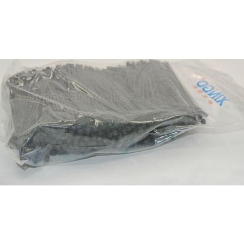 1000Pcs/pack 3*100mm High Quality width1.8mm Black Color Factory Standard Self-locking Plastic Nylon Cable Ties,Wire Zip Tie