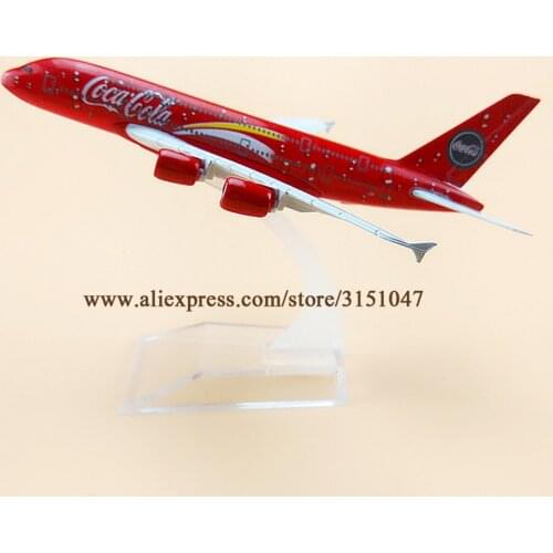 16cm Air Red Malaysia Airlines A380 Airbus 380 Airways Airlines Metal Alloy Airplane Model Plane Diecast Aircraft